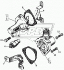 Д30-3818018Б Прокладка треуг. 76х76; фвнутр=44; 3отв.ф8, под привод тахоспидометра ПТ-3802010-09 АРТИ