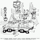 130-1014010-Б Патрубок ( (алюм.) ф26; L=100; фланец 2отв.ф10 вент. картера с крышкой в сборе МЦЕНСК