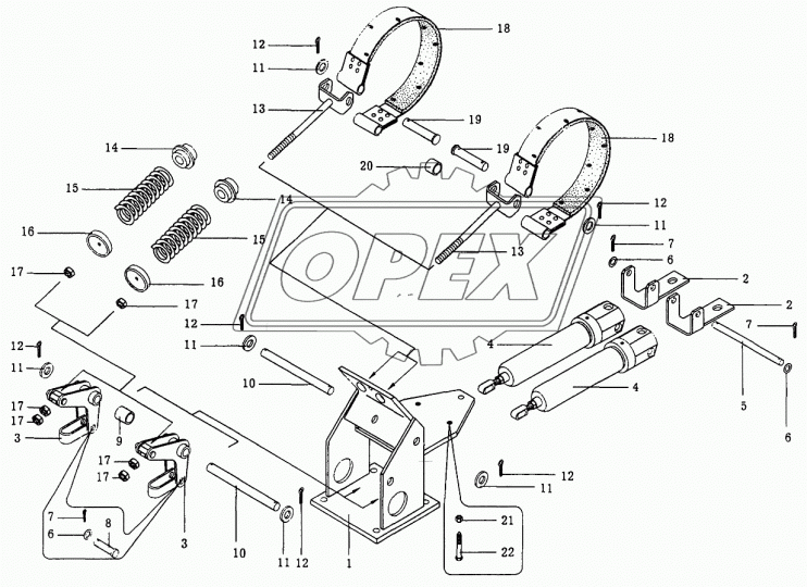 КС-3577.26.340 Лента тормозная L=635, s=50 КС-3577 Zspec