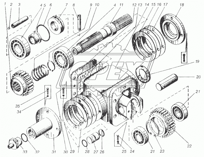 КС-3577-2.14.106 Шестерня z=26 (пневмотич. привод) внешняя на КОМ Zspec