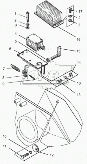 КС-45717.80.360 Кронштейн