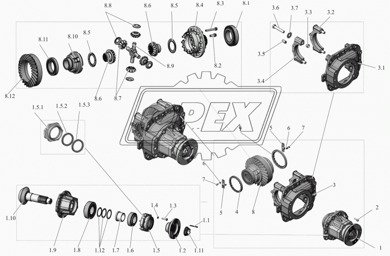 105065-2403010 Дифференциал заднего моста МАЗ