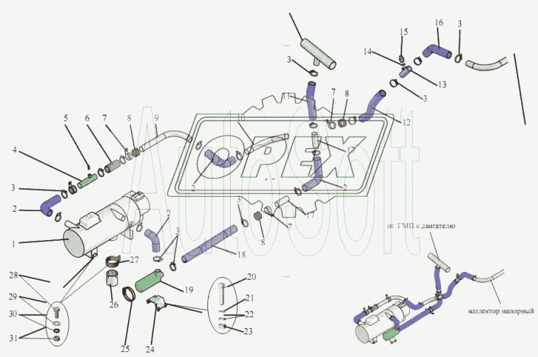 152-1015019-22 Патрубок МАЗ