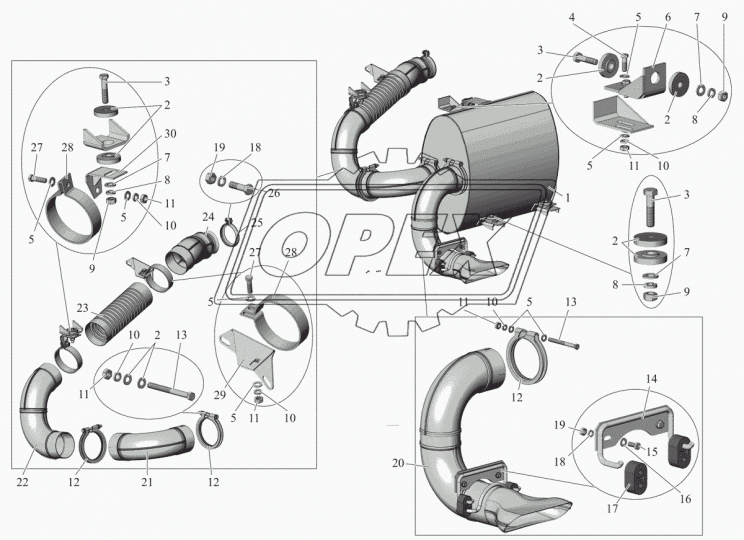 206000-1203222 Патрубок МАЗ