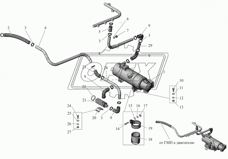206067-1015087 Шланг МАЗ