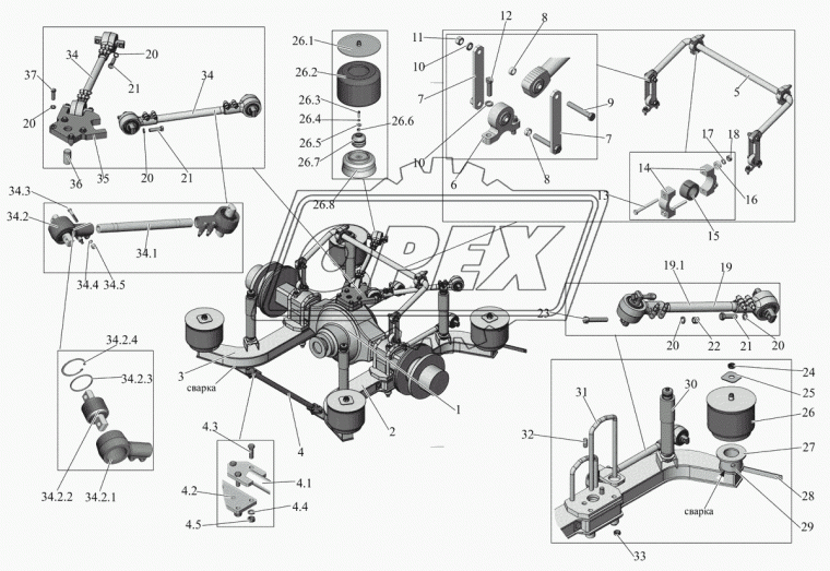 251050-2916074 Втулка МАЗ