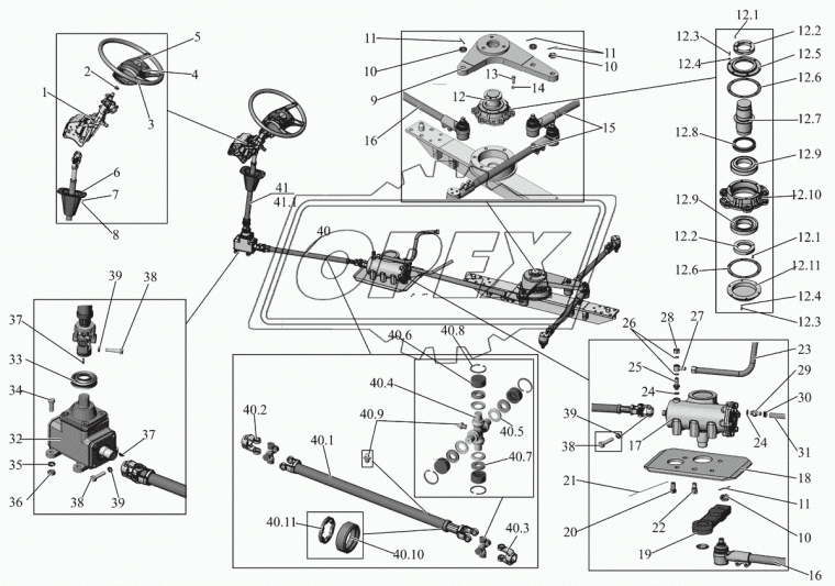 251050-3414030 Рычаг сб. МАЗ