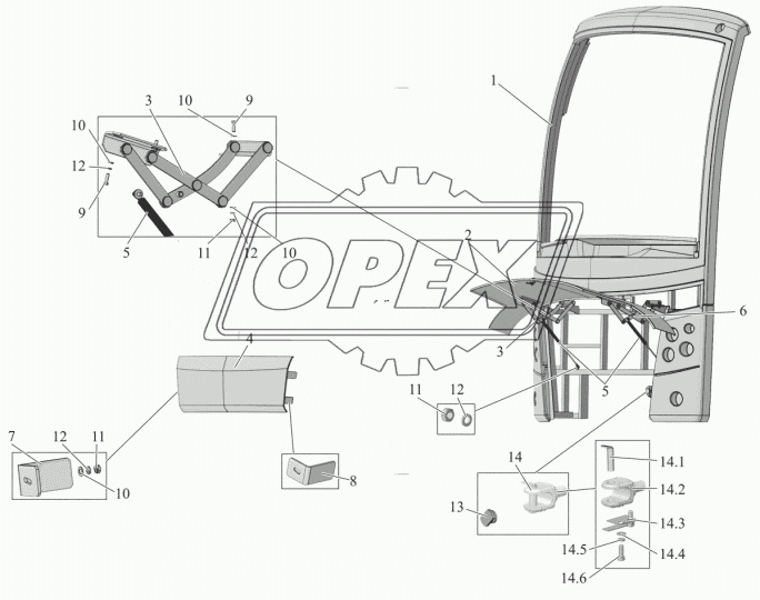 251050-5311101 Петля МАЗ