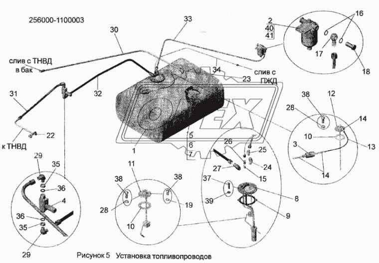 533632-1104544 Фитинг Угольник Рнаруж=М18х1,5/М22х1,5 L=50х50 прямой/прямой ресивера (вход) МАЗ-4370 МАЗ