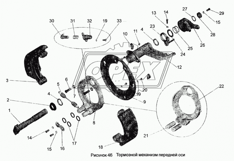 4370-3519068 Кронштейн тормозной камеры МАЗ передней правый ТАИМ