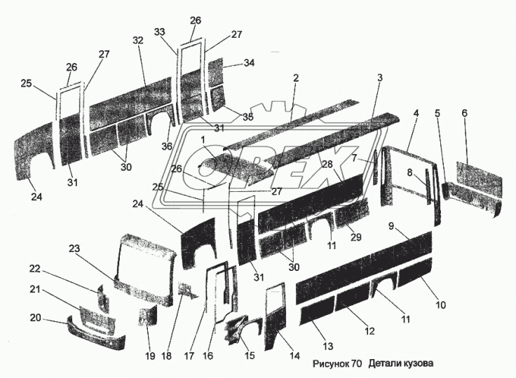 256-6401010 ДВЕРЬ ВОДИТЕЛЯ В СБ. ОЗАА
