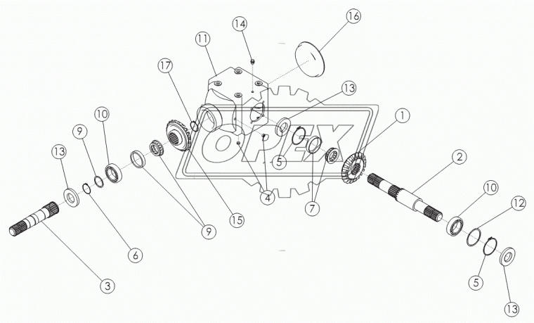 54229 Рукав глушителя (металлорукав) ф86 (94х86х295мми) с фланцами MB Bus (1970-2020) Dinex