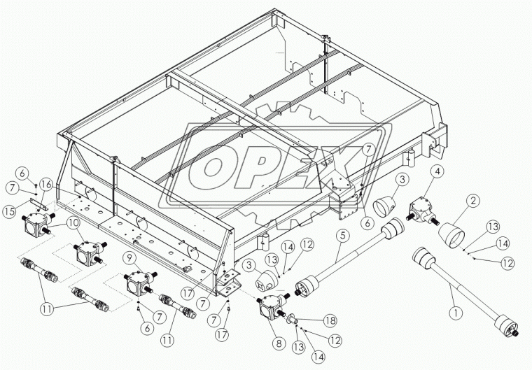 57020 Ключ баллонный-крест 17х19х21х1/2" (усиленный); L=355х355 Vorel