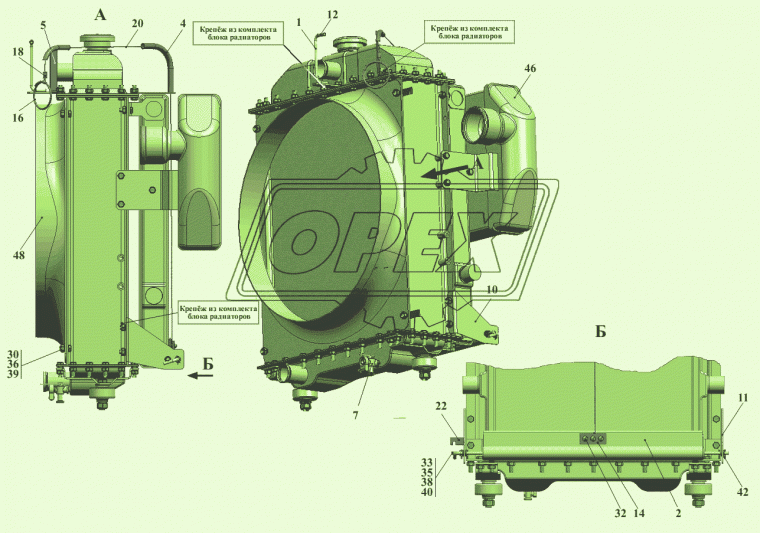 85-1309080 Кожух (сталь) ф480 L=530х490 вентилятора МТЗ РУП
