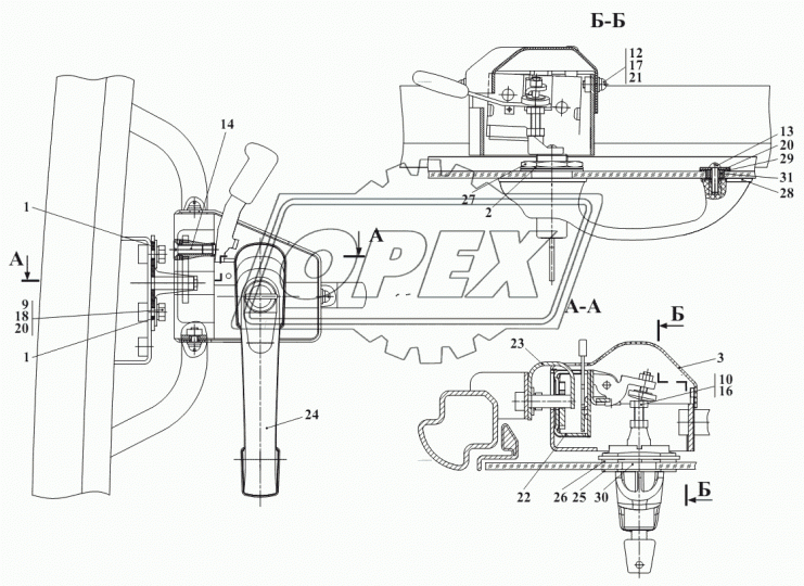 2522-6105018 Прокладка МТЗ РУП