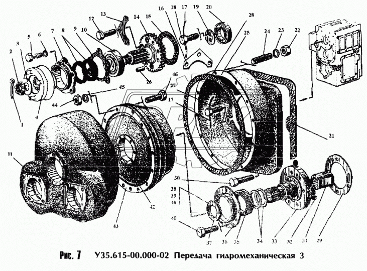 У35.615-01.059-01 Кольцо (фторопласт) квадр.сеч. 073х080х3 (У35.615-01.059-01) АМКОДОР