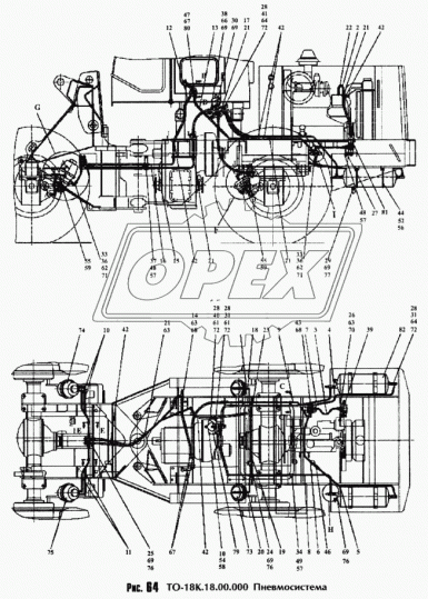 ТО-18К.18.02.000 Трубопровод АМКОДОР
