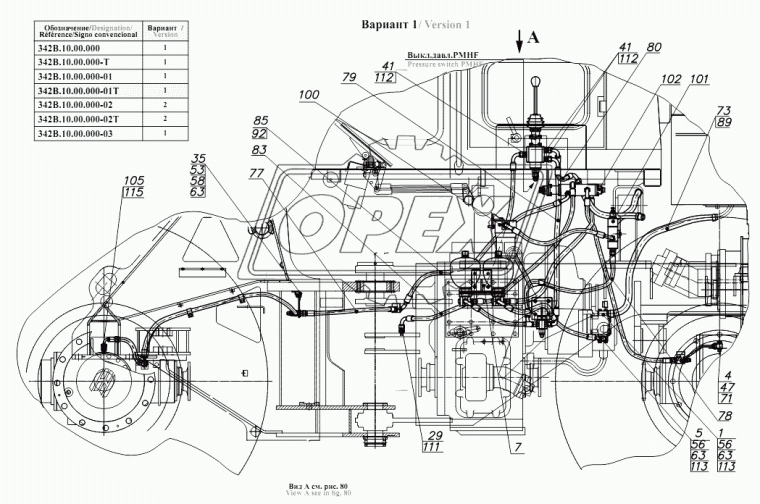 ТО-28А.40.07.000-Б Трубопровод АМКОДОР
