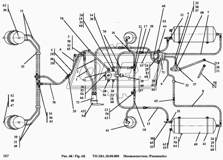ТО-28А.18.00.120 Трубопровод АМКОДОР