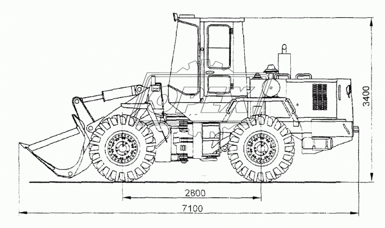 ТО-18Б.30.00.000 Ковш (доп. Замена на ТО-18Б.30.00.000-01) АМКОДОР