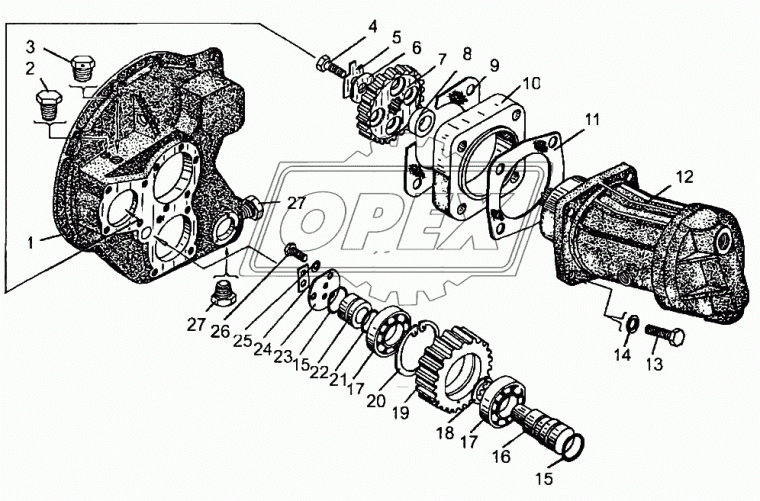 ТО-18А.02.04.001-01 Картер РОМ ТО-18А с/о АМКОДОР