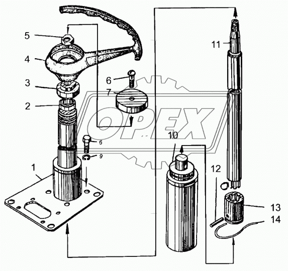 ТО-28.15.12.020 Колонка рулевая под ОКР-3