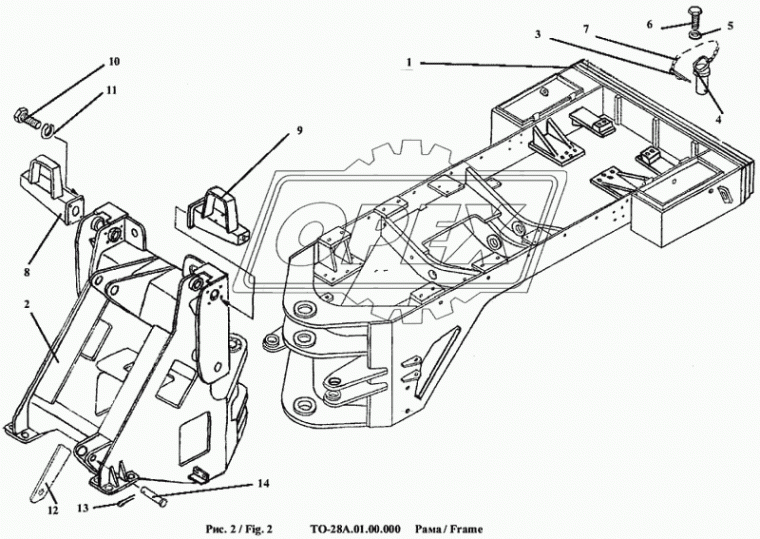 ТО-28А.01.02.000 Полурама (доп. Замена на ТО-28А.01.02.000)