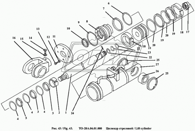 ТО-28А.06.01.003 Поршень АМКОДОР