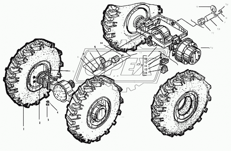ТО-18.05.00.003 Палец ф60х155 c проточкой и двумя пазами АМКОДОР