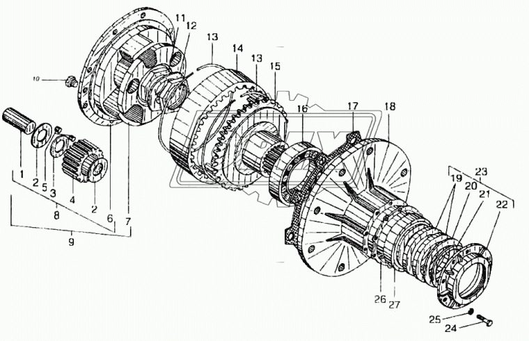 151.39.021 Уплотнение бортовое ХТЗ