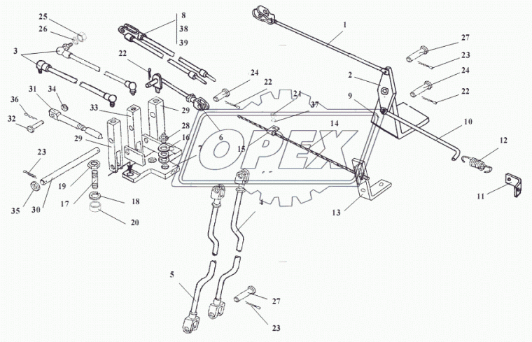 TO-18A.09.00.009 Рычаг АМКОДОР