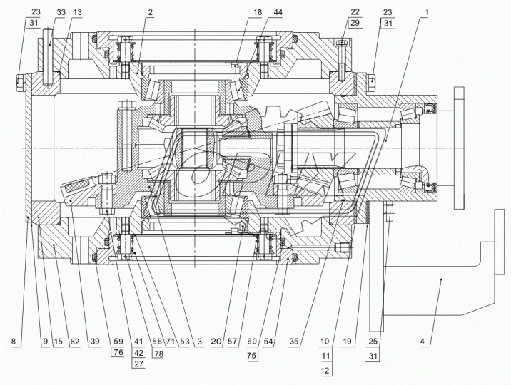 85-2403020 Дифферинциал ЗМ голый МТЗ РУП