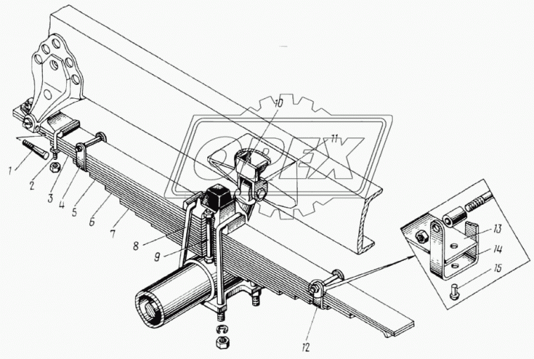 503А-2902104 Лист №4 перед. рессоры