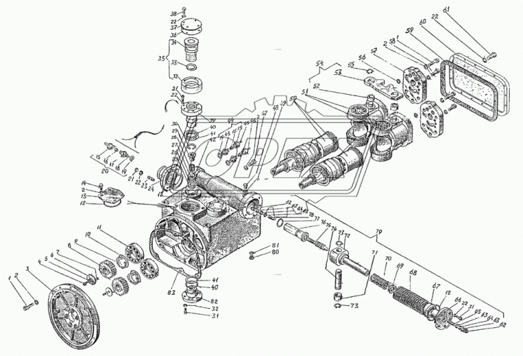 850953 Стеклоподъемник правый Turbostar (7/1988>) without comfort function Valeo