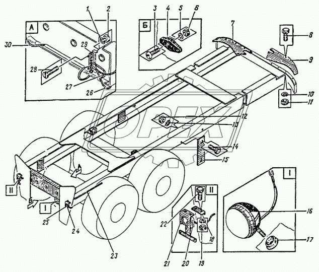 210-3715020 Розетка штепсельная переносной лампы ШР51