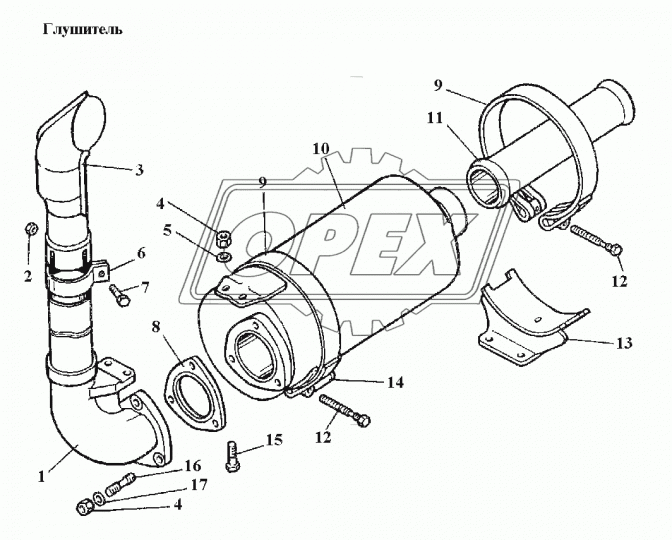 461-3030-1 Компенсатор АлтайДизель