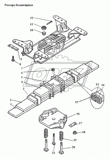 04.46.112-1 Болт центровой рессоры Т-4