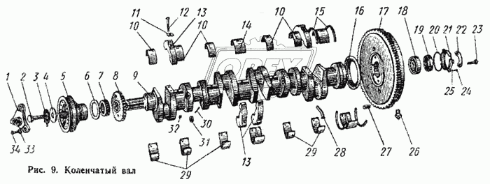 03А-0414 Болт ГОСТ-7798 М16х52х2 Р=31 К=22 АлтайДизель