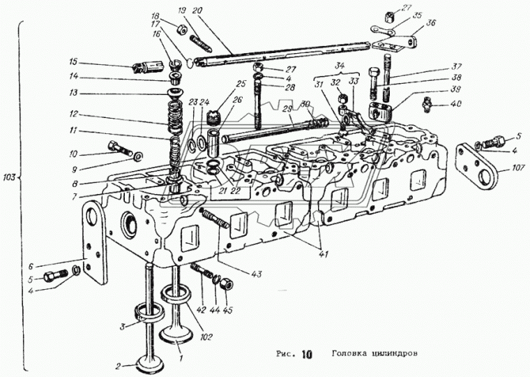 01-0687А Стойка валика декомпрессора АлтайДизель
