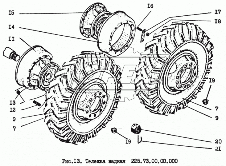 51-3103008 Шпилька С/И М20х70х1,5 Р=22/30, L=76 ступицы перед.колеса-правая резьба ПАЗ (0х0х77) ЭТНА
