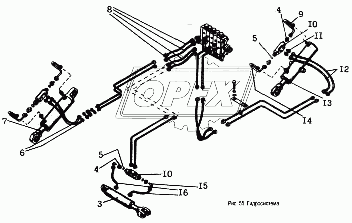 12х850-DKOL Рукав ВД (шланг) L=810 М22х1,5 К=27 DKOL