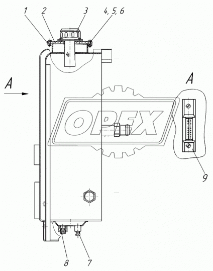 LS127-1W/M12 Указатель уровня рабочей жидкости LS 127-1W/M12