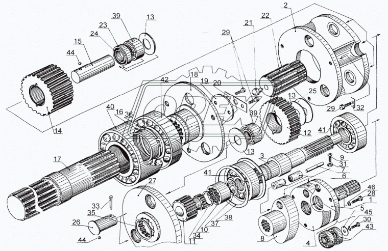 220 Подшипник 100х180х34 шарик.радиал. 1-ряд. открытый РК /УРАЛ/ ГПЗ-34