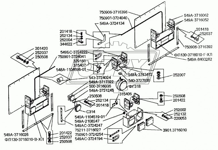 200-3802045 Втулка (РТИ) ф16х21 L=9 уплотнитель спидометра БРТ