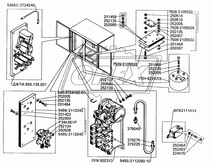 500-3723242 Прокладка штепсельной розетки переносной лампы МАЗ