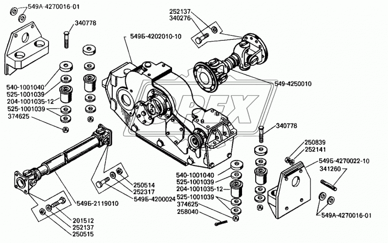 540-1001040 Шайба С/И верхнего амортизатора ГМКП БЕЛАЗ-531