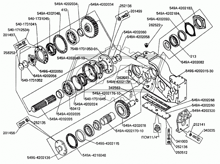 412 Подшипник 60х150х35 шарик.радиал. 1-ряд.; (открытый) моста заднего.среднего АПП