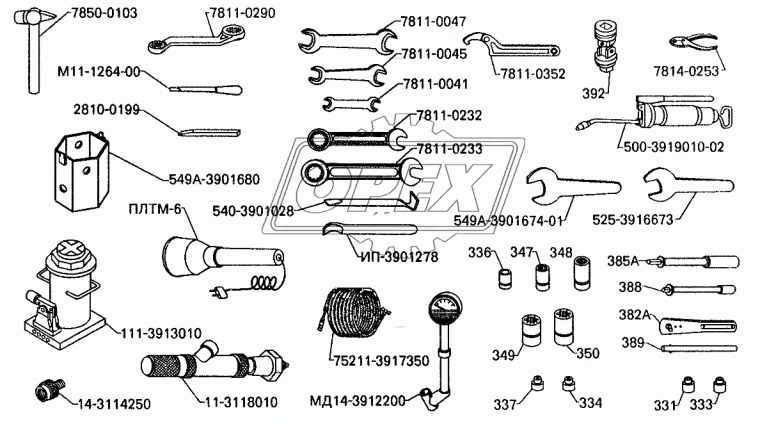 7850-0103 Молоток слесарный 0,8кг.; деревянная рукоятка Toya