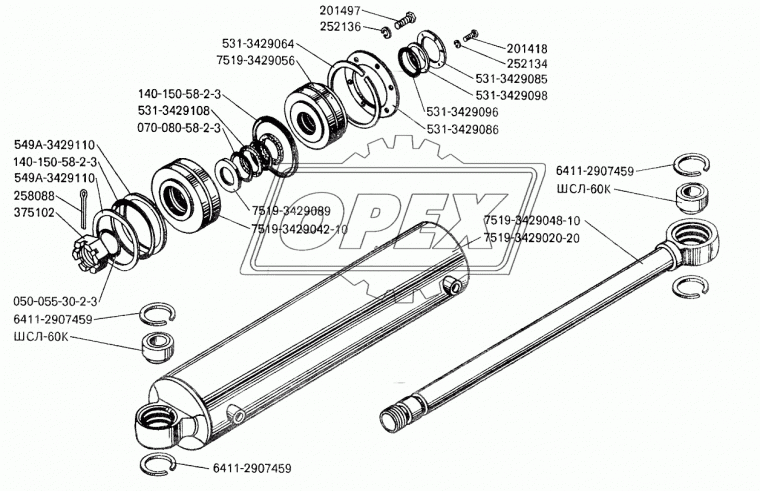 531-3429096 Грязесъемник 70х85х7 цилиндров поворота тип 3 БРТ