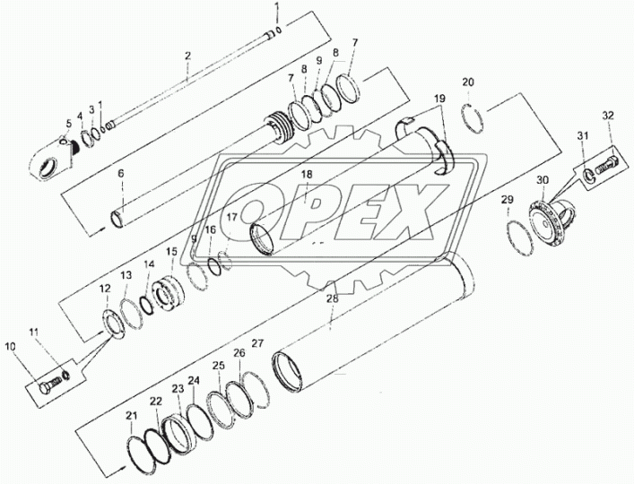 540-8603089 Шайба С/И защитная штока цилиндра опрокидывающего механизма БЕЛАЗ-540